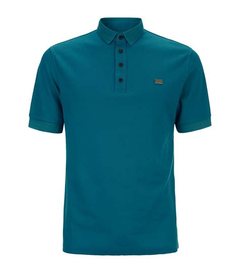 burberry polo mens teal|Men's Designer Polo Shirts & T.